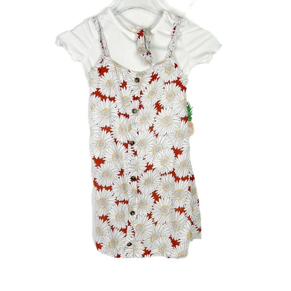 btween Other - NWT BTween 2 Piece Floral Dress Matching Scruncie Kid's Girl's Size 6 NEW